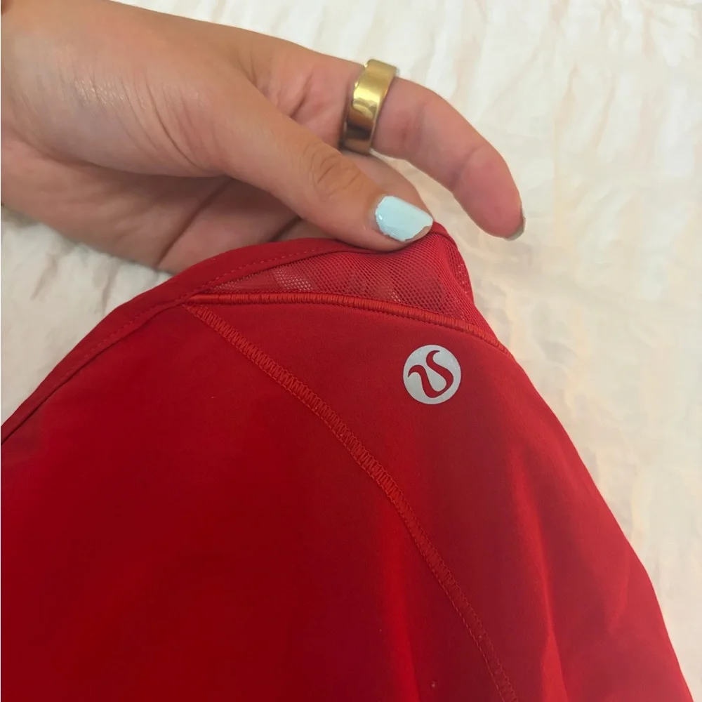lululemon athletica Women’s Red Athletic Shorts